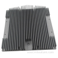 custom extrusion aluminum black large heatsink